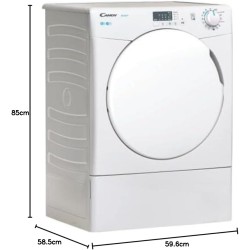 Evakuierungstrockner Candy CSEV8LFS Weiß 8 kg Kapazität