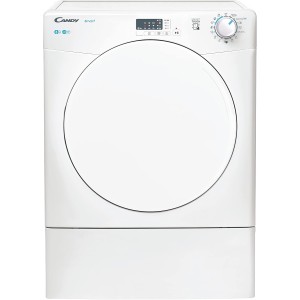 Secadora de Evacuación Candy CSEV8LFS Blanca 8 Kg de Capacidad
