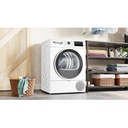 Secadora Bomba de Calor Bosch WTR85V00ES Blanca 8 Kg de Capacidad