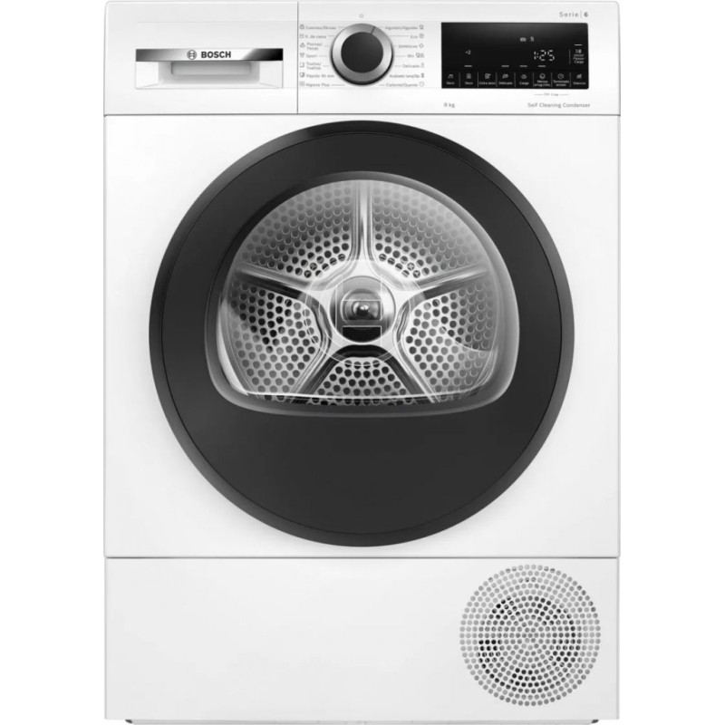 Trockner mit Wärmepumpe Bosch WQG235D1ES Weiß 8 kg Kapazität