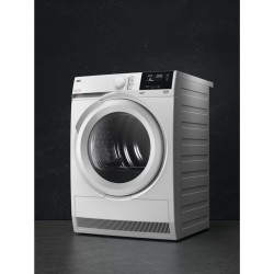 Secadora Bomba de Calor AEG TR718P2OB Blanca 8 Kg de Capacidad