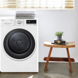 Secadora Bomba de Calor LG RH90V5AV6N Blanca 9 Kg de Capacidad