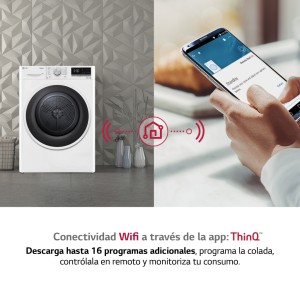 Secadora Bomba de Calor LG RH90V5AV6N Blanca 9 Kg de Capacidad