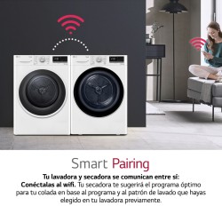 Trockner mit Wärmepumpe LG RH90V5AV6N Weiß 9 kg Kapazität