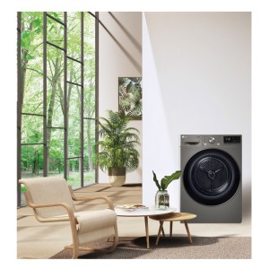Secadora Bomba de Calor LG RH90V9PV2N Inox 9 Kg de Capacidad
