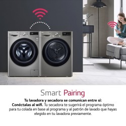 Trockner mit Wärmepumpe LG RH90V9PV2N Inox 9 Kg der Kapazität