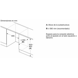 Integrierbarer vertikaler Gefrierschrank Balay 3GUE033F Weiß 85 Liter Kapazität 82x60x55cm