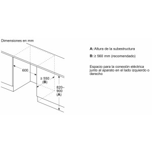 Integrierbarer vertikaler Gefrierschrank Balay 3GUE033F Weiß 85 Liter Kapazität 82x60x55cm