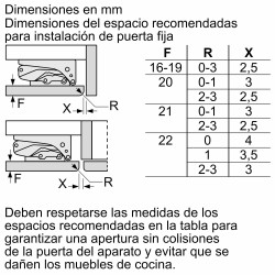 Congelador Vertical Integrable Balay 3GUE033F Blanco Capacidad de 85 Litros 82x60x55cm