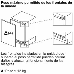 Congelador Vertical Integrable Balay 3GUE033F Blanco Capacidad de 85 Litros 82x60x55cm