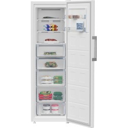 Congelador Vertical Beko B3RFNE314W Blanco Capacidad de 286 Litros