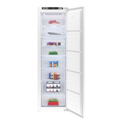 Congelador Vertical Integrable Beko BFNA247E40SN Blanco Capacidad de 220 Litros