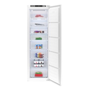 Congelador Vertical Integrable Beko BFNA247E40SN Blanco Capacidad de 220 Litros