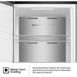 Gefrierschrank Hisense FT3K310SAIE Edelstahl 312 Litern  Fassungsvermögen