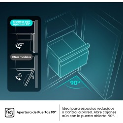 Gefrierschrank Hisense FT3K310SAIE Edelstahl 312 Litern  Fassungsvermögen