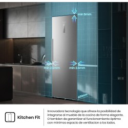 Gefrierschrank Hisense FT3K310SAIE Edelstahl 312 Litern  Fassungsvermögen