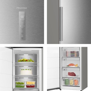 Gefrierschrank Hisense FT3K310SAIE Edelstahl 312 Litern  Fassungsvermögen