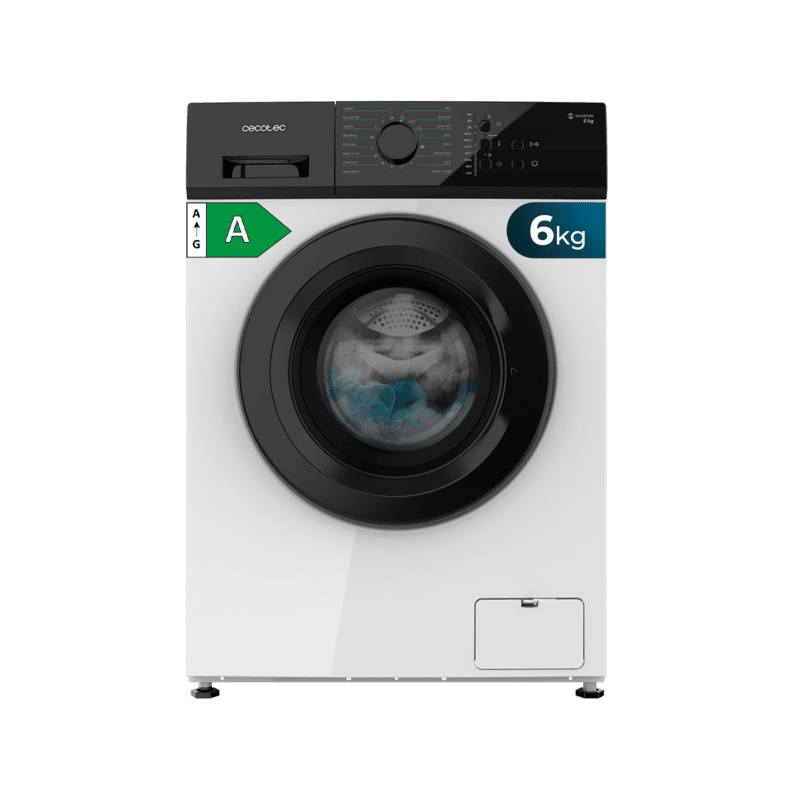 Lavadora Cecotec Bolero DressCode 620 Inverter 6 Kg de Capacidad