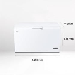 Haier Gefriertruhe HCE321T  Weiß Fassungsvermögen 319 Liter