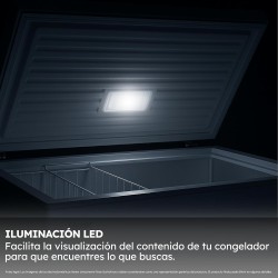 Congelador Horizontal Haier HCE321T Blanco Capacidad de 319 Litros