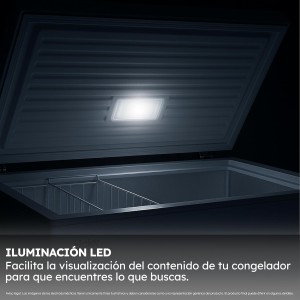 Congelador Horizontal Haier HCE321T Blanco Capacidad de 319 Litros