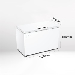 Haier Gefriertruhe HCE420E Weiß Fassungsvermögen 418 Liter