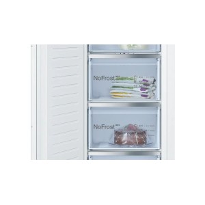 Congelador Vertical Integrable Bosch GIN81ACE0 Blanco Capacidad de 212 Litros