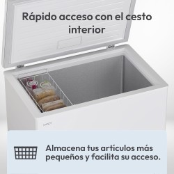 Congelador Horizontal Candy CCHH200E Blanco Capacidad de 196 Litros