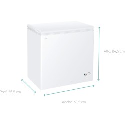 Congelador Horizontal Candy CCHH200E Blanco Capacidad de 196 Litros
