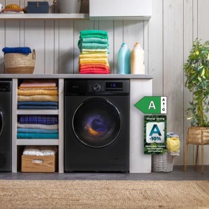 Lavadora Bolero DressCode 10500 Inverter Steel A 10 Kg de Capacidad