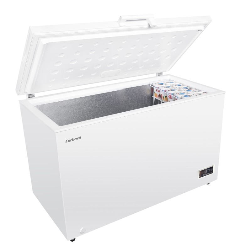 Horizontaler Gefrierschrank Corbero CCHH40024E Weiß Kapazität von 371 Liter Horizontaler Gefrierschrank Corbero CCHH40024E Weiß Kapazität von 371 Liter