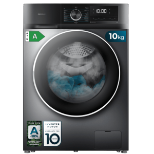 Lavadora Bolero DressCode 10500 Inverter Steel A 10 Kg de Capacidad