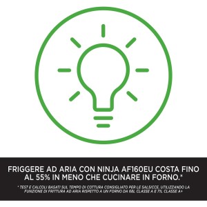 Freidora de Aire Airfryer Ninja MAX AF160EU 6 en 1 5,2 Litros 1750 W