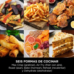 Freidora de Aire Airfryer Ninja MAX PRO AF180EU 6 en 1 6,2 Litros 2000 W