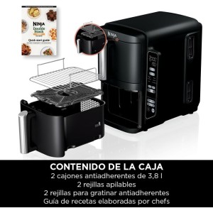 Luft Fritteuse Airfryer Ninja Double Stack SL300EU 6 en 1 7,6 Liter 2470 W