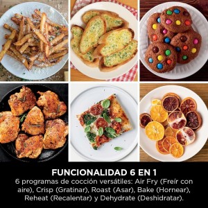 Freidora de Aire Airfryer Ninja Double Stack SL300EU 6 en 1 7,6 Litros 2470 W