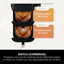 Freidora de Aire Airfryer Ninja Double Stack SL300EU 6 en 1 7,6 Litros 2470 W