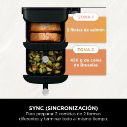 Freidora de Aire Airfryer Ninja Double Stack SL300EU 6 en 1 7,6 Litros 2470 W