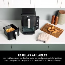 Freidora de Aire Airfryer Ninja Double Stack SL300EU 6 en 1 7,6 Litros 2470 W