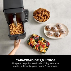 Freidora de Aire Airfryer Ninja Double Stack SL300EU 6 en 1 7,6 Litros 2470 W