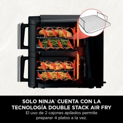 Freidora de Aire Airfryer Ninja Double Stack SL300EU 6 en 1 7,6 Litros 2470 W