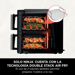Luft Fritteuse Airfryer Ninja Double Stack SL300EU 6 en 1 7,6 Liter 2470 W