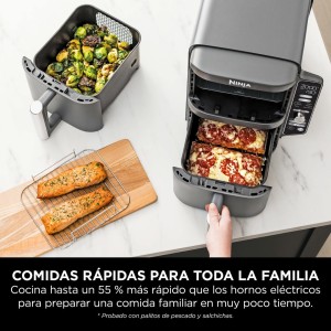 Freidora de Aire Airfryer Ninja Double Stack XL SL400EU 6 en 1 9,5 Litros 2470 W