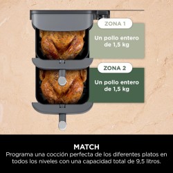Luft Fritteuse Airfryer Ninja Double Stack XL SL400EU 6 en 1 9,5 Liter 2470 W