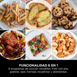 Freidora de Aire Airfryer Ninja Double Stack XL SL400EU 6 en 1 9,5 Litros 2470 W