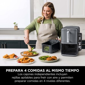 Freidora de Aire Airfryer Ninja Double Stack XL SL400EU 6 en 1 9,5 Litros 2470 W