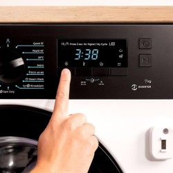 Lavadora Integrable Cecotec Bolero DressCode 740 BI Inverter A Blanca 7 Kg de Capacidad