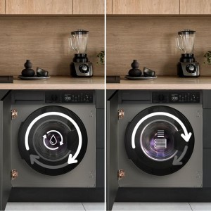 Waschmaschine Vollintegrierbare Cecotec Bolero DressCode 750 BI Inverter Steel A 7 Kg der Kapazität