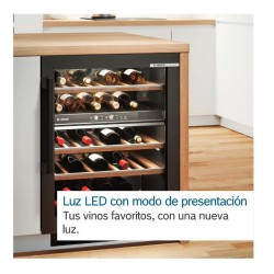 Weinkühlschrank Bosch KWK36ABGA für 65 Flaschen 186x60x61cm