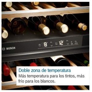 Vinoteca Bosch KWK36ABGA para 199 Botellas 186x60x61cm